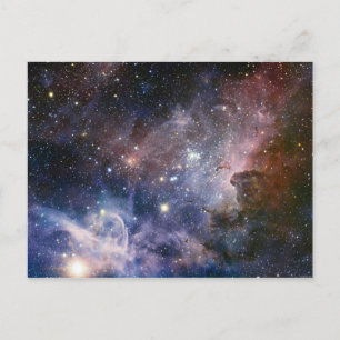 Cartão Postal Espetacular Astronomia da Nebulosa Espacial Carina