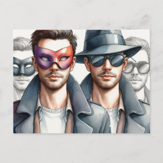 Cartão Postal Espiões