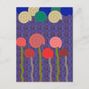Cartão Postal espirais