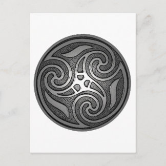 Cartão Postal Espiral Celta