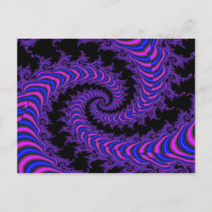 Cartão Postal Espiral-fractal