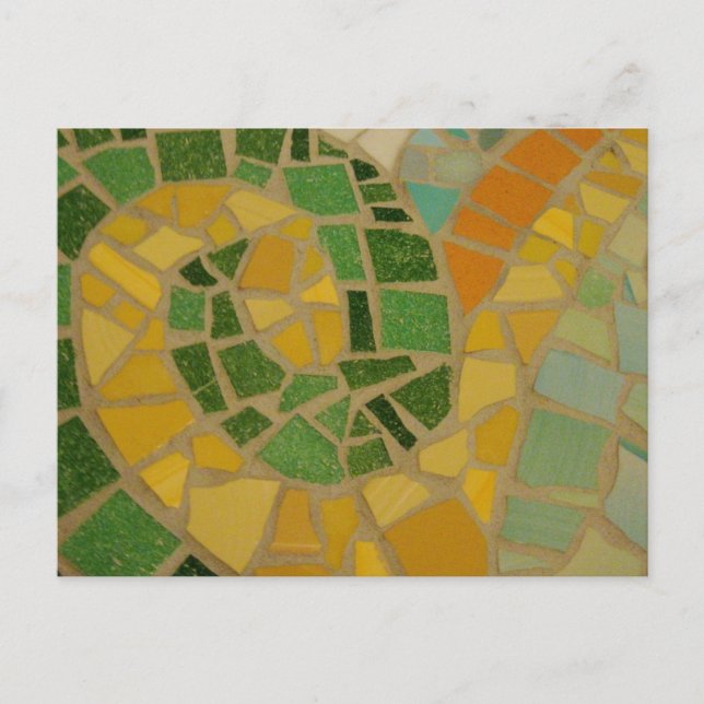 Cartão Postal Espiral Mosaico (Frente)