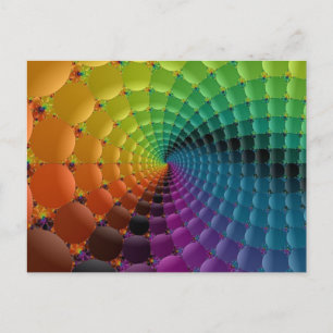 Cartão Postal espiral retrô