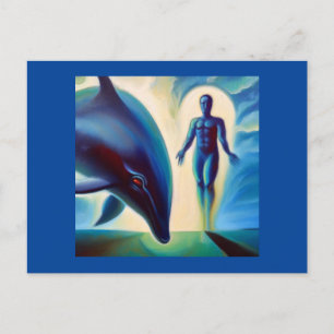 Cartão Postal Espírito Animal Dolphin 3