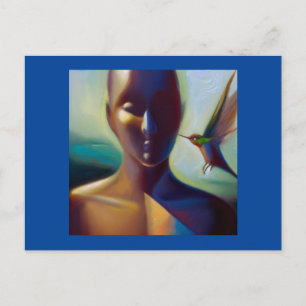 Cartão Postal Espírito Animal Hummingbird 3