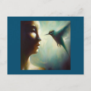 Cartão Postal Espírito Animal Hummingbird 4