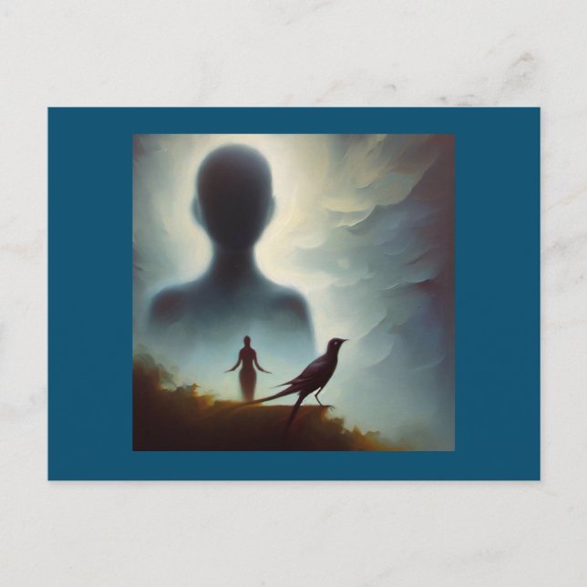 Cartão Postal Espírito Animal Sabiá 1 (Frente)