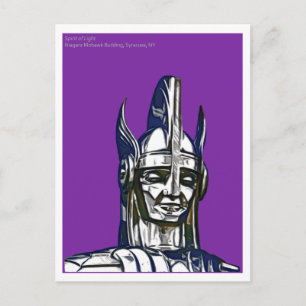 Cartão Postal Espírito de Luz, edifício Niagara Mohawk, Siracusa