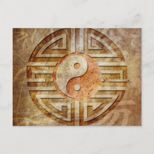 Cartão Postal Espírito De Yin & Yang