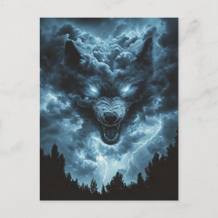 Cartão Postal Espírito Lobo da Tempestade