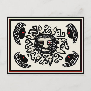 Cartão Postal Espírito Solar Indígena Tribal