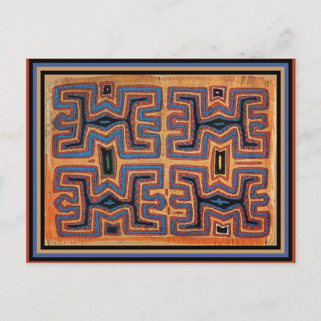 Cartão Postal Espíritos da Canoa Indiana (Frente)