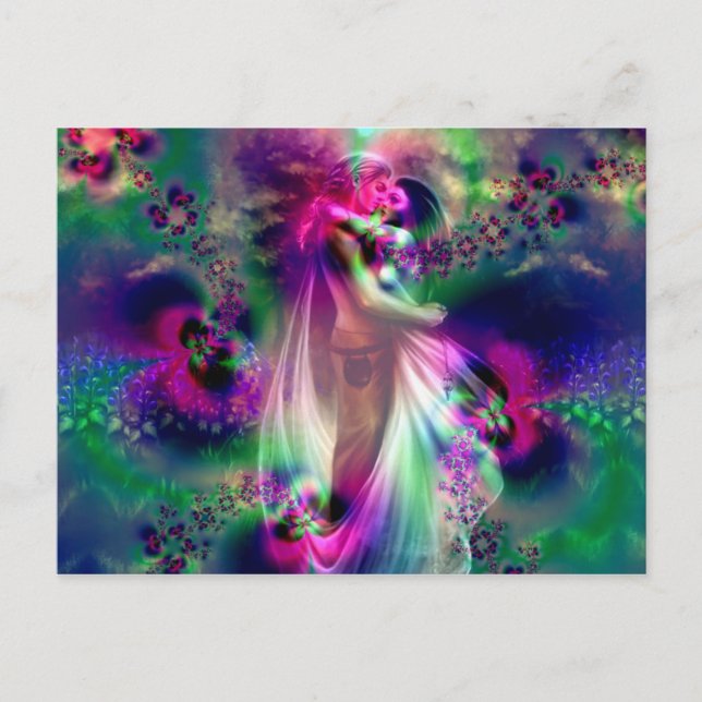 Cartão Postal Espíritos de Amor e Romance (Frente)