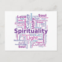 Espiritualidade - Nuvem de Palavras - Rosa