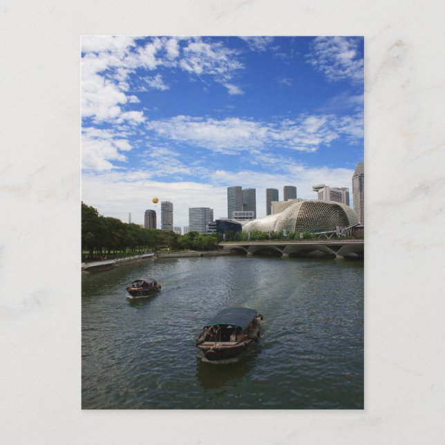 Cartão Postal Esplanade Singapura (Frente)