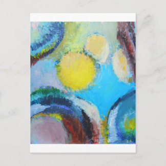 Cartão Postal Esporos de abstrato (expressionismo microscópico)