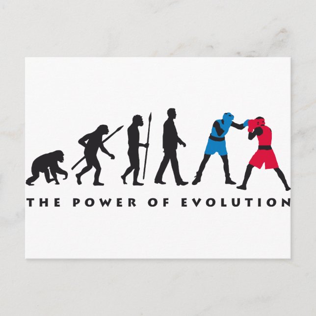 Cartão Postal esporte da caixa de evolução (Frente)