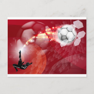 Cartão Postal Esportes de abstrato