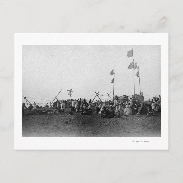 Cartão Postal Esportes esquimós em Barrow, Alasca Fotografia (Frente)