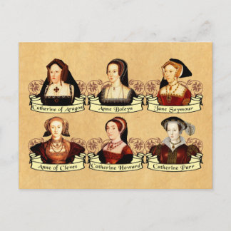 Cartão Postal Esposas SIx de Henry VIII Clássico