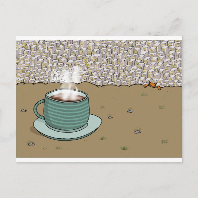 Cartão Postal Espresso Hill (Frente)