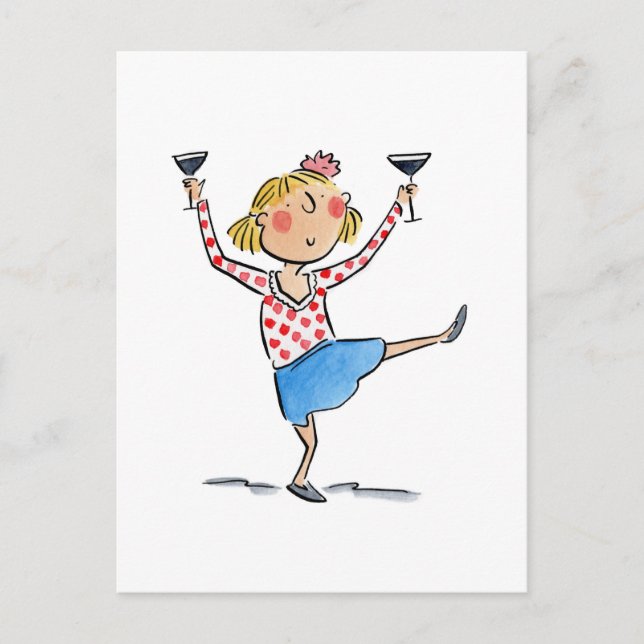 Cartão Postal Espresso Martinis (Frente)