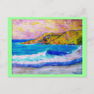 Cartão Postal Espuma marinha