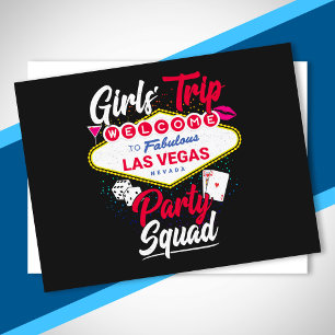 Cartão Postal Esquadrão de Vegas - Festa em Vegas Viagem das Gar