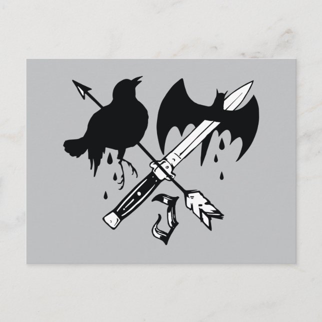 Cartão Postal Esquadrão Suicida | Símbolo de Joker (Frente)