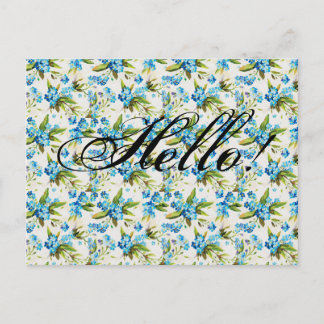 Cartão Postal Esqueça-me-Não