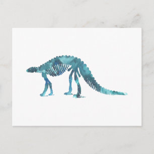 Cartão Postal Esqueleto de dinossauro (Scelidossauro)