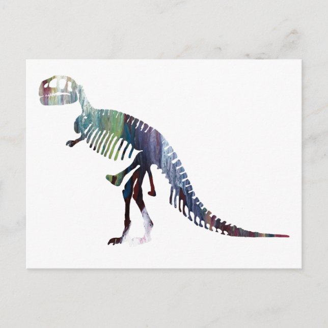 Cartão Postal Esqueleto de Tyrannosaurus (Frente)