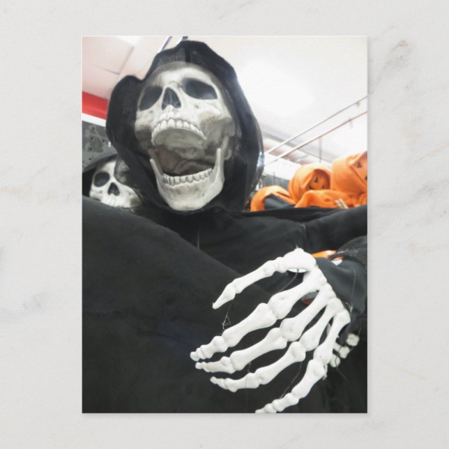 Cartão Postal Esqueleto Fechado (Frente)