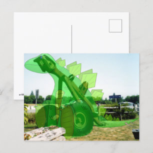 Cartão Postal Esqueleto industrial