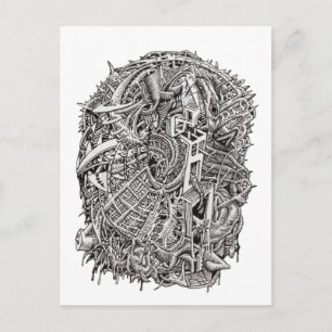 Cartão Postal Esquerda por Brian Benson