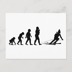 Cartão Postal Esqui