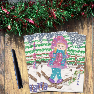 Cartão Postal esqui