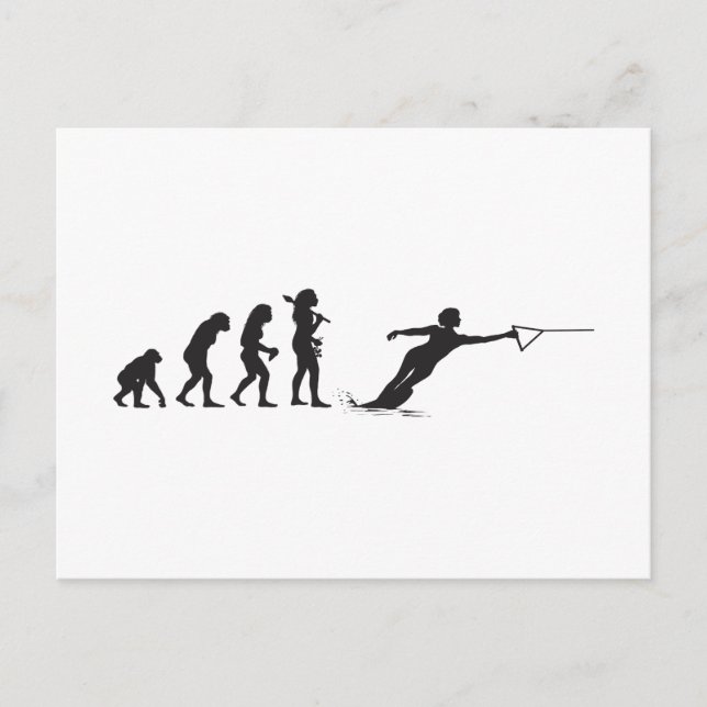 Cartão Postal Esqui aquático (Frente)