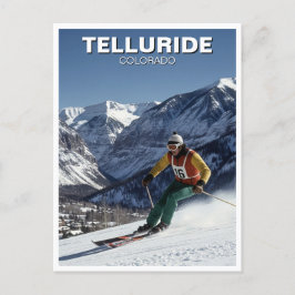 Cartão Postal Esquiar em Telluride Colorado