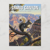 Esquilo do Kaibab no Parque Nacional do Grand Cany