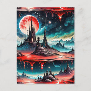 Cartão Postal Essa imagem é de uma ficção científica muito detal