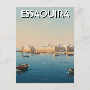 Cartão Postal Essaouira Marrocos Viagem