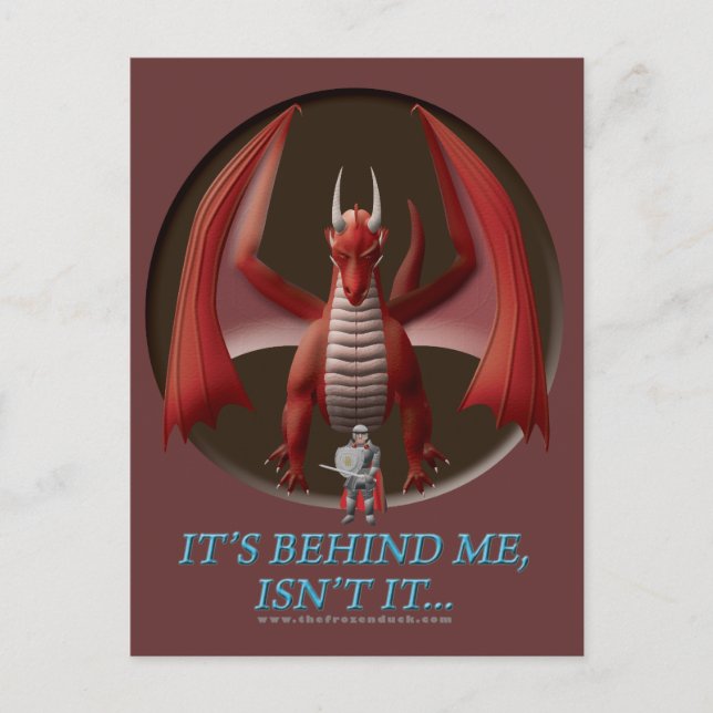 Cartão Postal Está atrás de mim (Frente)