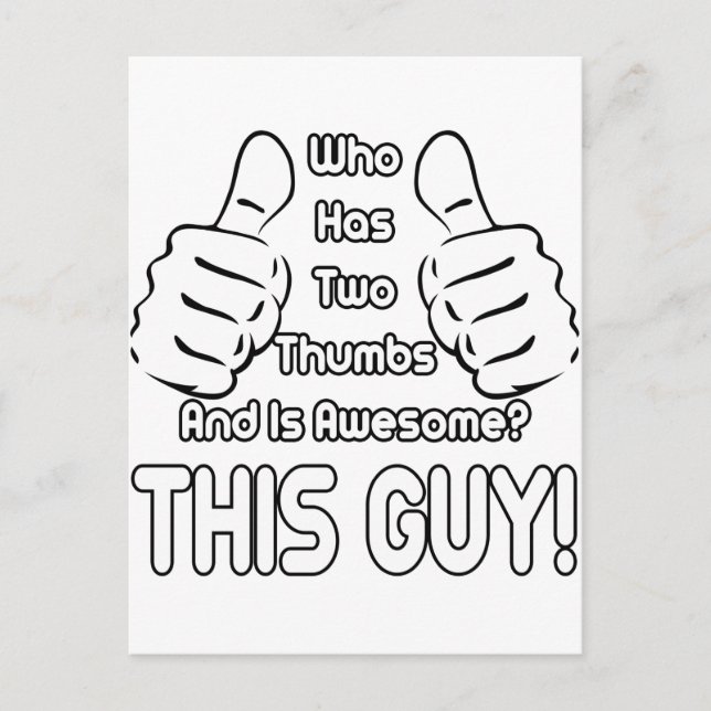 Cartão Postal Esta Cara (Frente)