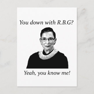 Cartão Postal Está com o RBG?