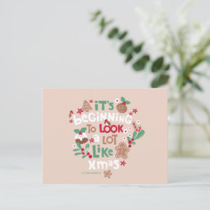 Cartão Postal Está começando a se parecer muito com o Natal