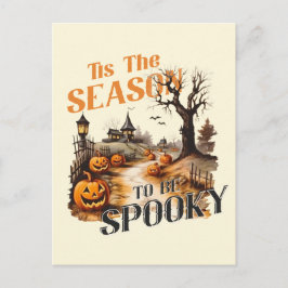 Cartão Postal "Esta é a estação a ser assustadora", vintagem do