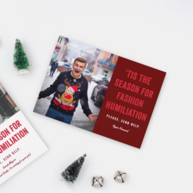 Cartão Postal Esta é a estação para a humilhação da moda natal P (Criador carregado)