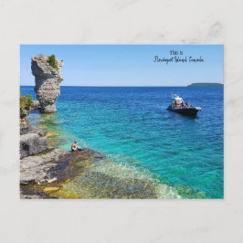 Cartão Postal Esta é a Ilha Flowerpot, Cartão-postal do Canadá