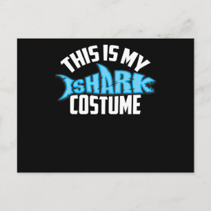 Cartão Postal Esta É A Minha Criatura De Costume De Tubarão